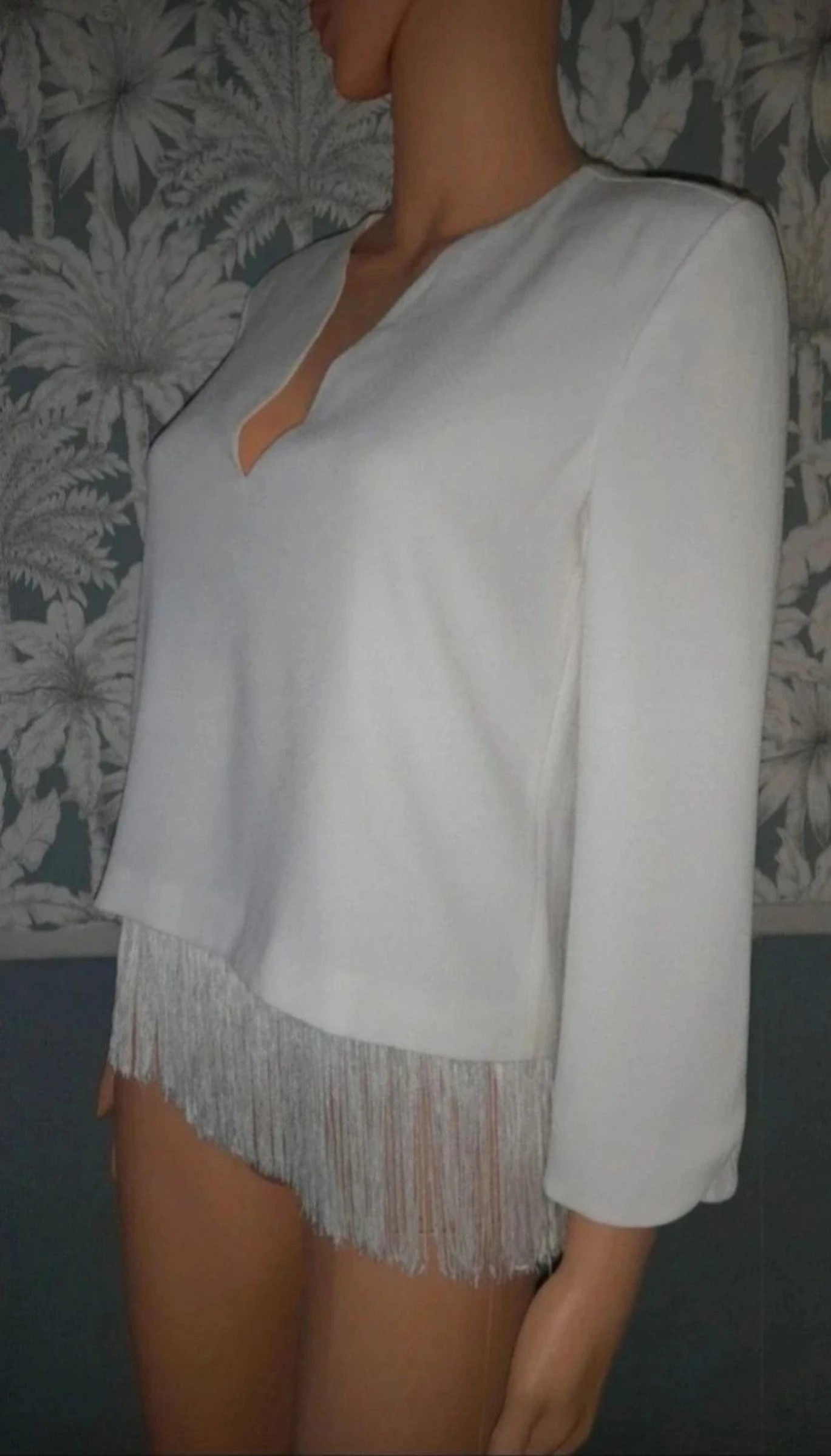 Claudie Pierlot fringe blouse size 36 – photo 4